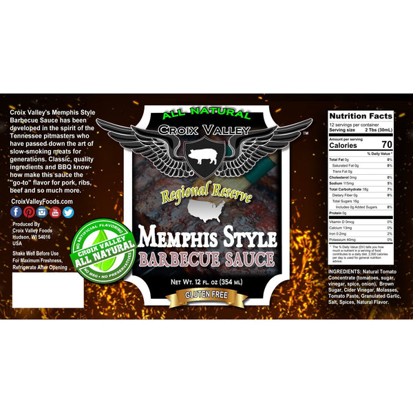 Barbecue-Sauce im Memphis-Stil von Croix Valley