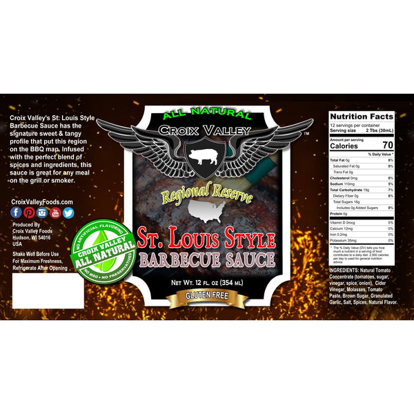 Croix Valley Barbecue-Sauce nach St. Louis-Art