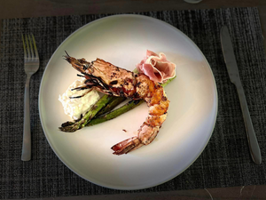 Prawns with Asparagus