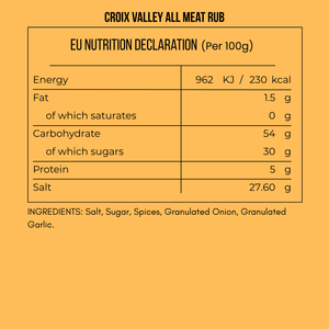 Croix Valley All Meat BBQ Dry Rub