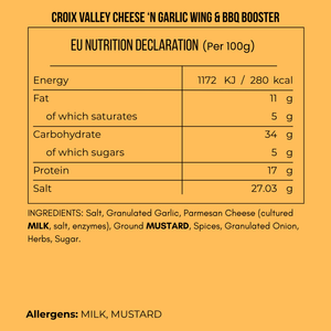 Croix Valley Cheese 'N Garlic Wing and BBQ Booster