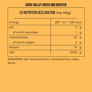 Croix Valley Greek Barbecue Booster