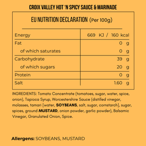 Croix Valley Hot 'n Spicy Sauce & Marinade
