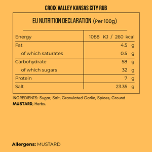 Croix Valley Kansas City BBQ Dry Rub