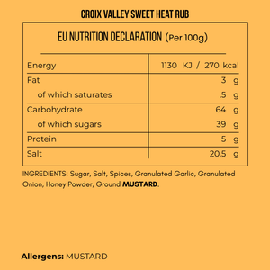 Croix Valley Sweet Heat BBQ Dry Rub