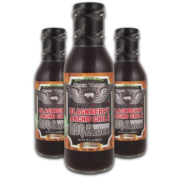 Croix Valley Blackberry Ancho Chili BBQ and Wing Sauce