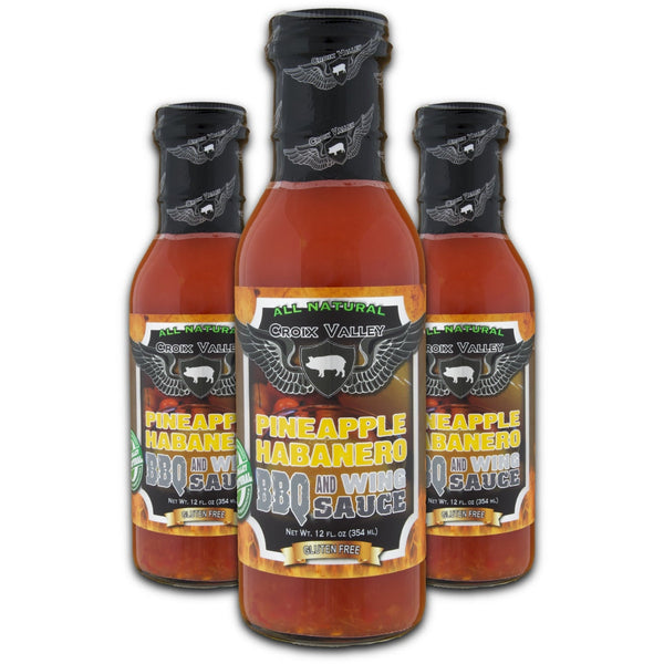 Croix Valley Pineapple Habanero BBQ & Wing Sauce